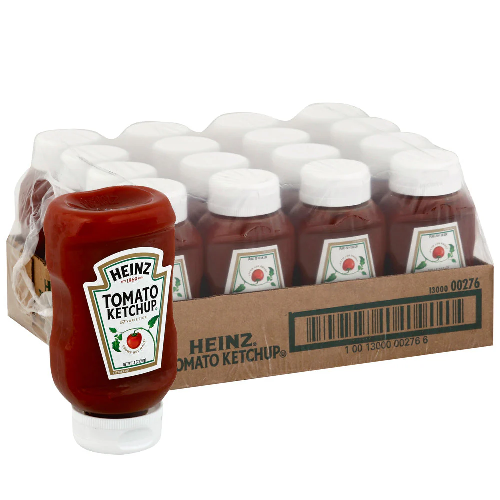 Heinz Tomato Ketchup | 14 oz Glass Bottles – 24 ct Case