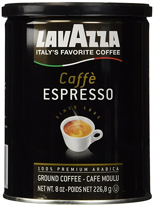 Lavazza Caffè Espresso Ground Coffee | 8 oz Can